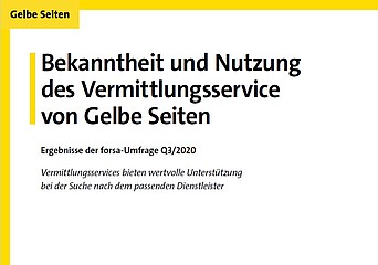 Aktuelle Umfrage: Vermittlungsservices bieten wertvolle Unterstützung bei der Suche nach dem passenden Dienstleister