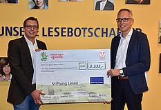 10.000 Euro für Frankfurt Kinderbüro, Stiftung Lesen und Stiftung Bärenherz