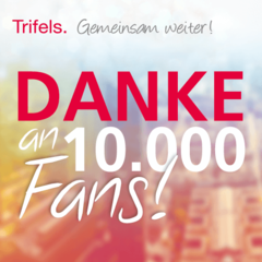 Der Trifels Verlag sagt Danke zu 10.000 Facebook-Fans