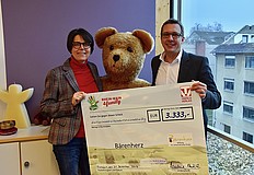 10.000 Euro für Frankfurt Kinderbüro, Stiftung Lesen und Stiftung Bärenherz