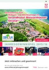 Das große Trifels Jahresgewinnspiel 2015/2016